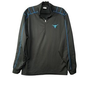Nike Golf Dri-FIT Pullover 1/4 Zip Jacket Texas Longhorns Mens L Stretch
